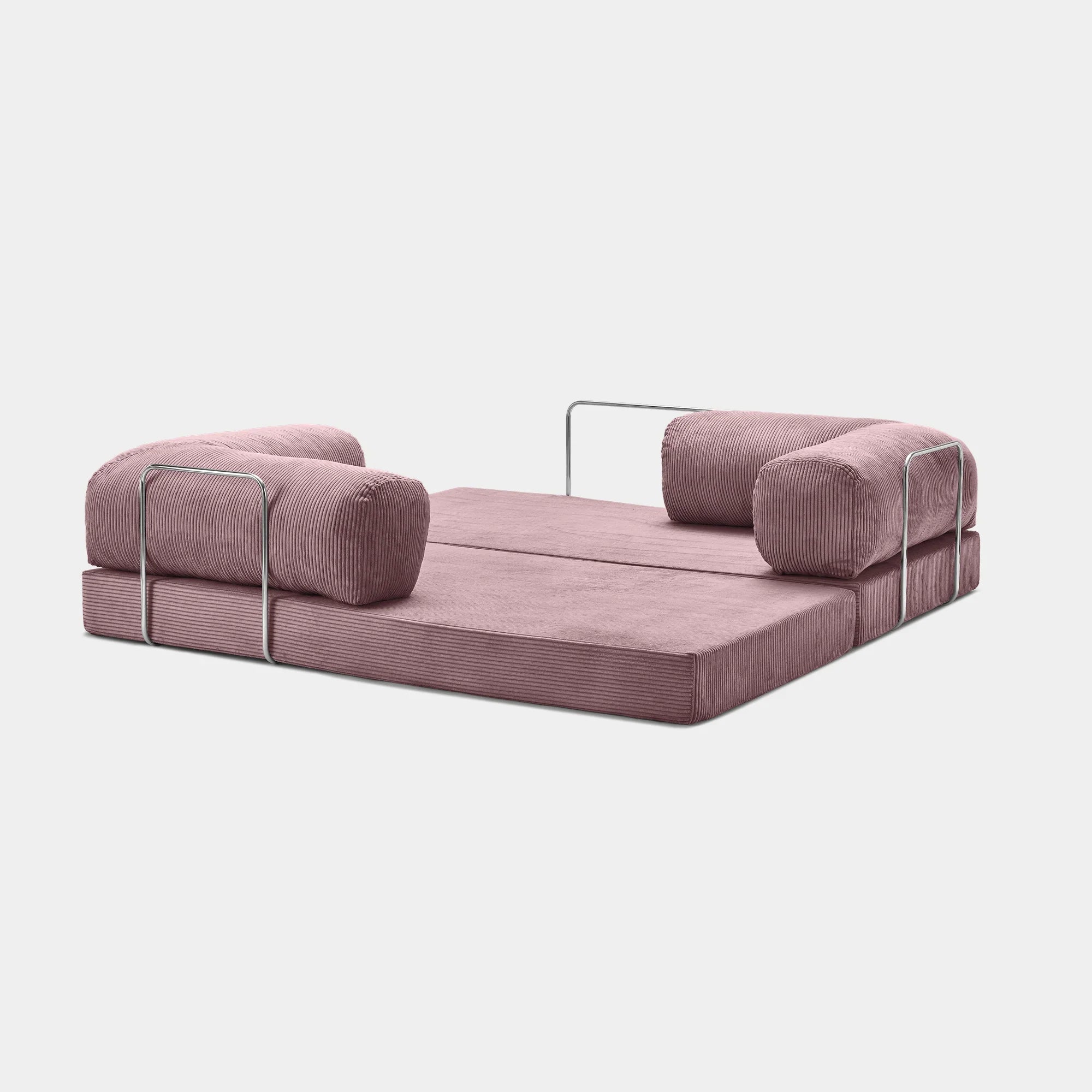 Canapé lit 2 places 200 cm – Rose