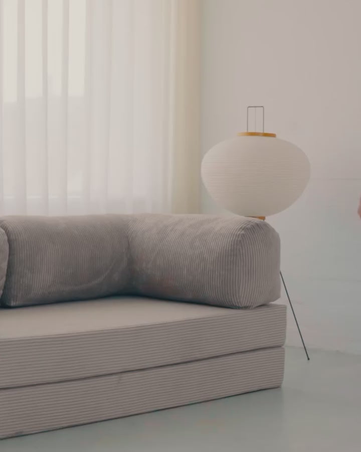 Canapé lit 2 places 200 cm – Gris